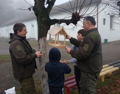 Акція «Нагодуй птахів взимку» на Старосамбірщині