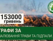 Президент підписав закон щодо посилення відповідальності за підпал сухої трави