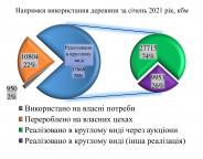 Основні підсумки роботи лісогосподарських підприємств за січень 2021 року